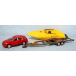 Car with Motor Boat - Siku 2543